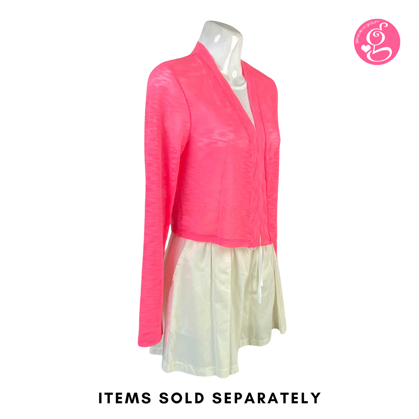 Slimming Neon Knit Cardigan