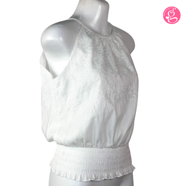Chelsea Eyelet Spaghetti Blouse