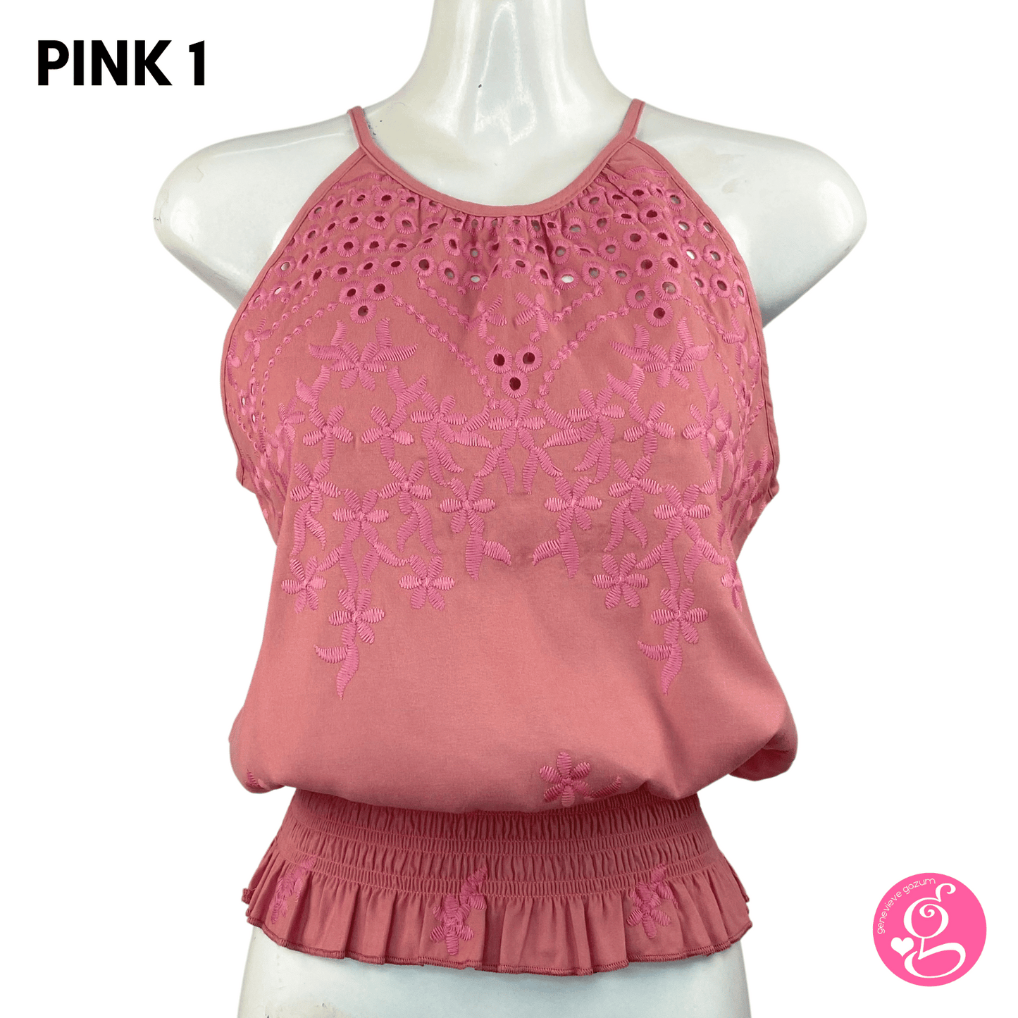 Chelsea Eyelet Spaghetti Blouse