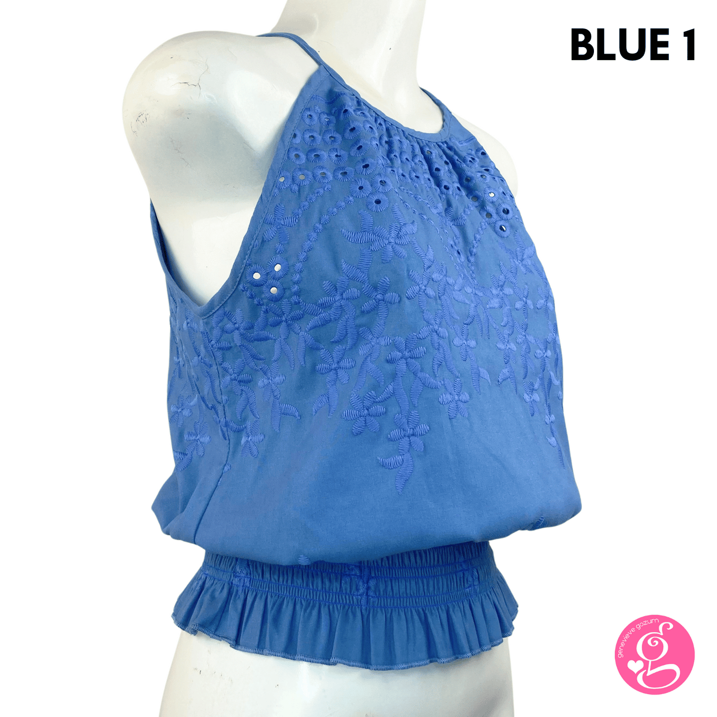 Chelsea Eyelet Spaghetti Blouse