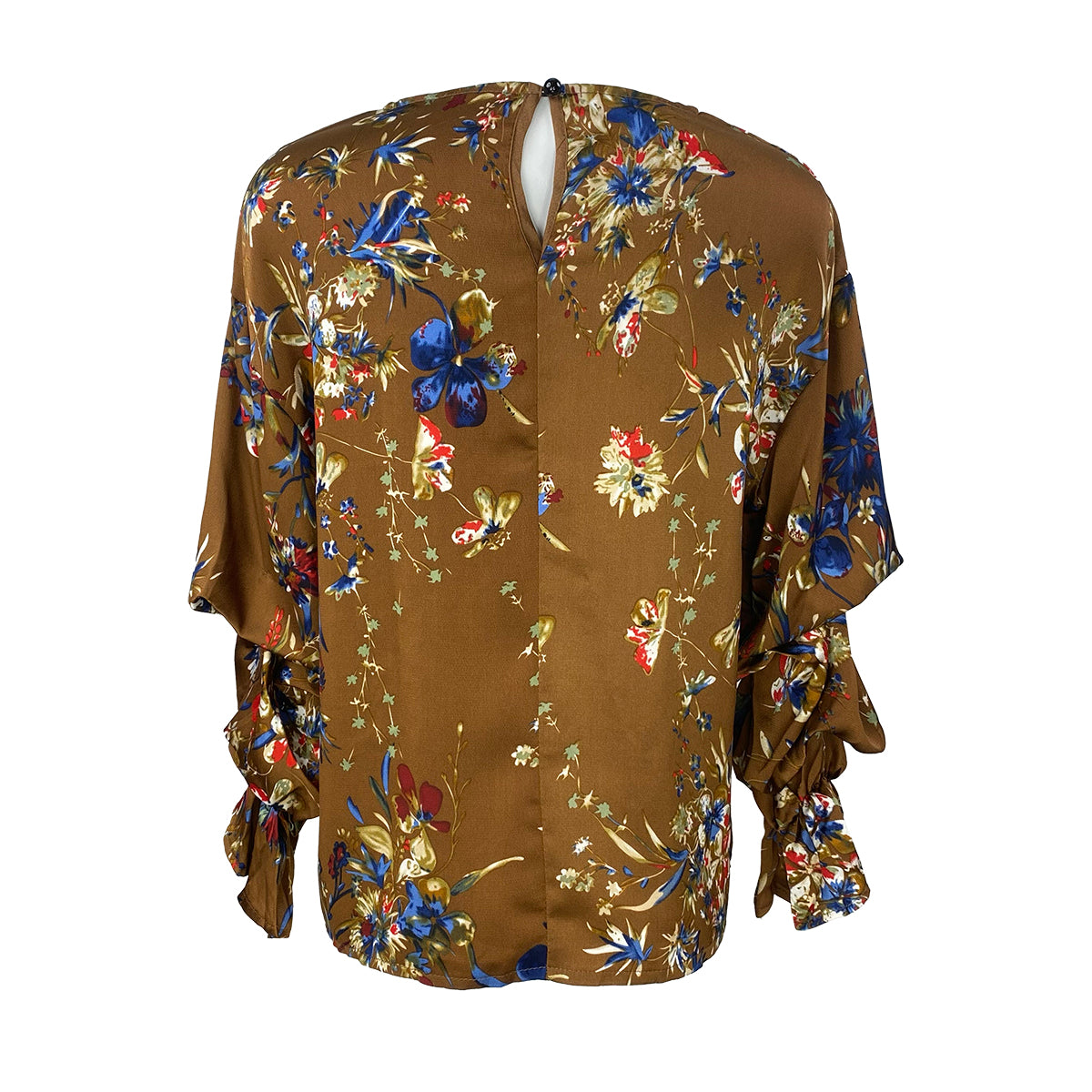 Ashley Pleated Sleeves Blouse