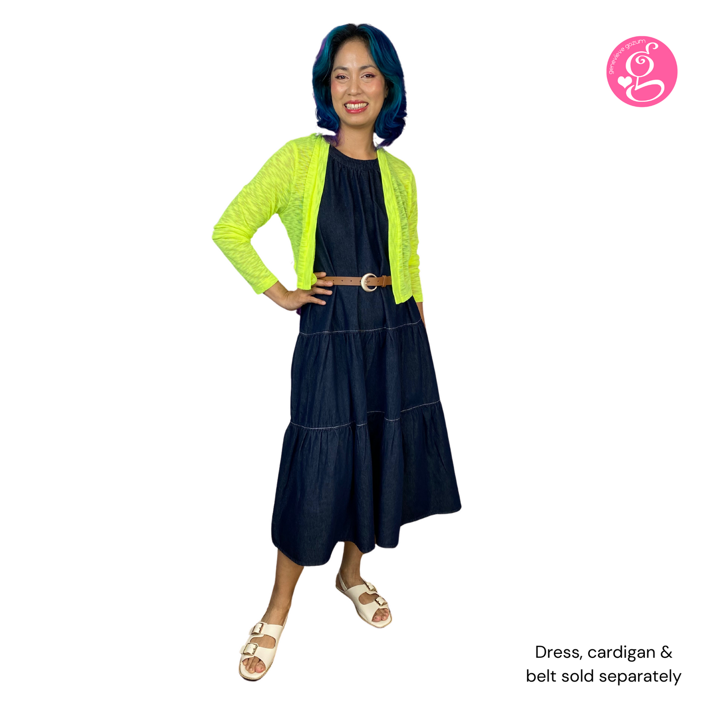 Sweet Denim Maya Layered Maxi