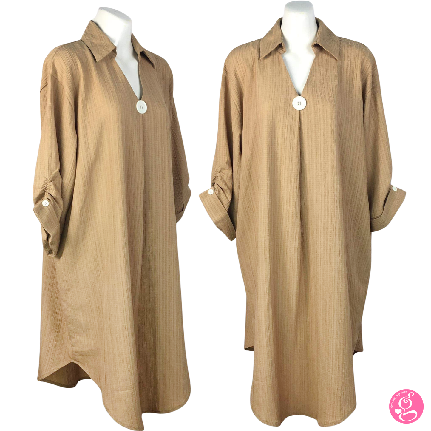 Fancy Crepe Easy Shirt Figure Friendly