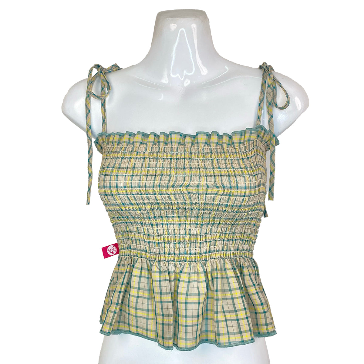 Sophia Organic Gingham Blouse