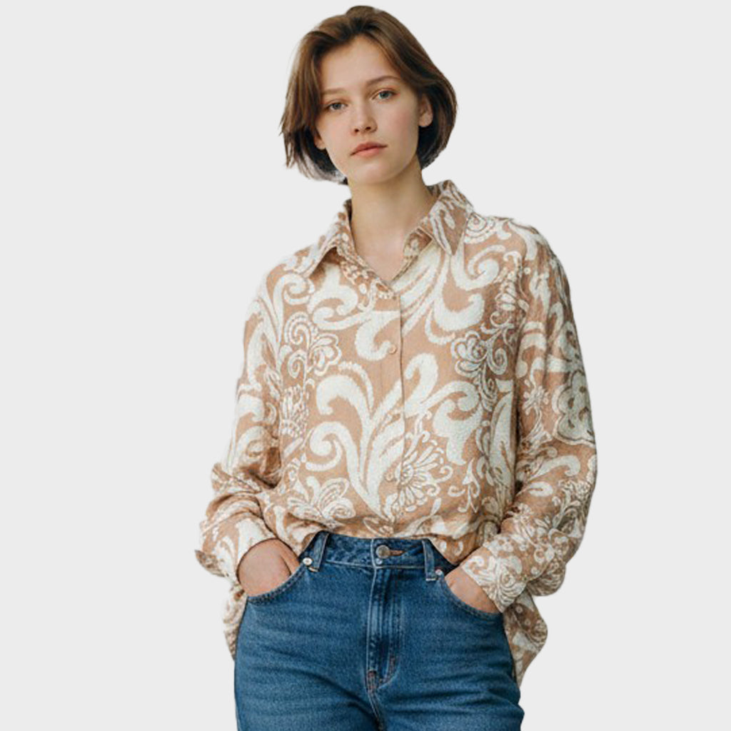 Gen Z Big Polo Long Sleeves Aztec