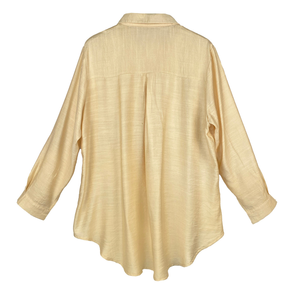 Gen Z Big Polo Long Sleeves Organic Linen Plain