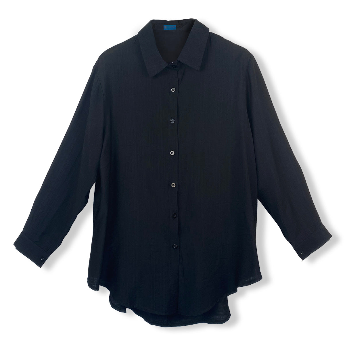 Gen Z Big Polo Long Sleeves Organic Linen Plain