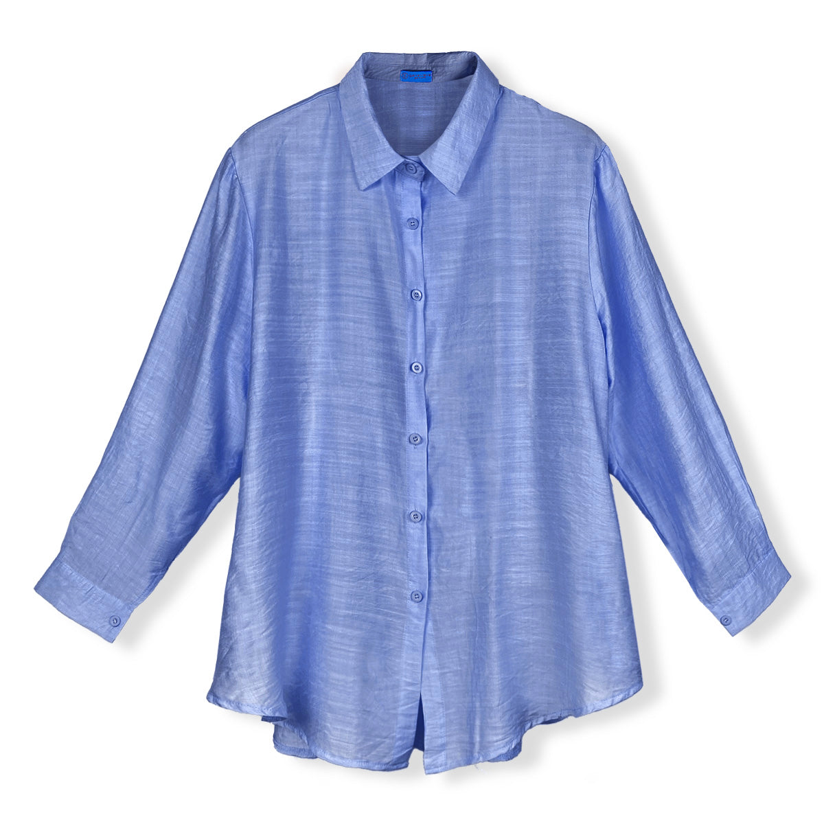 Gen Z Big Polo Long Sleeves Organic Linen Plain