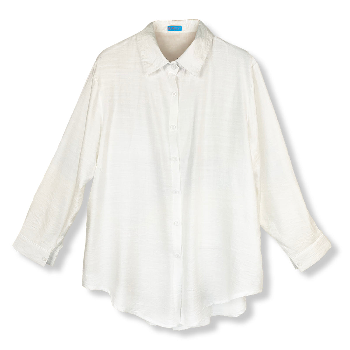 Gen Z Big Polo Long Sleeves Organic Linen Plain