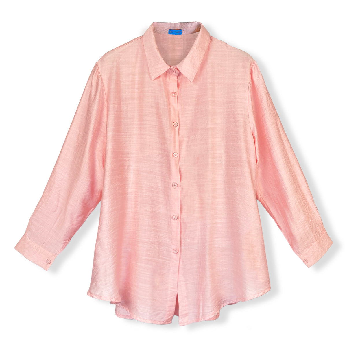 Gen Z Big Polo Long Sleeves Organic Linen Plain