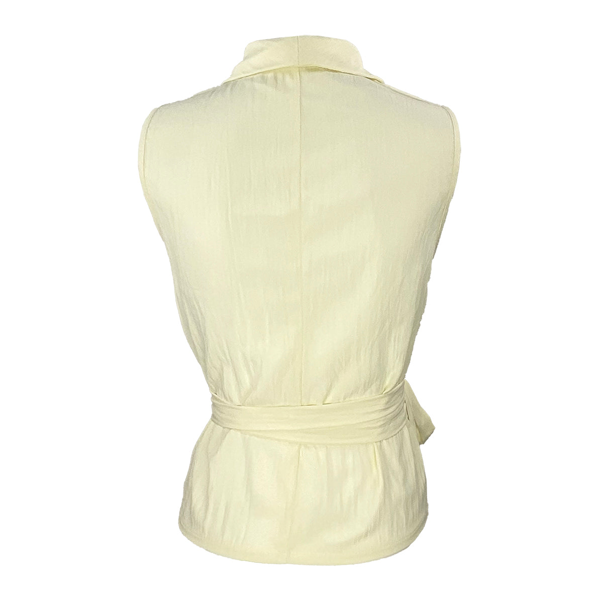 Yuie Overlap Top with Roll Collar
