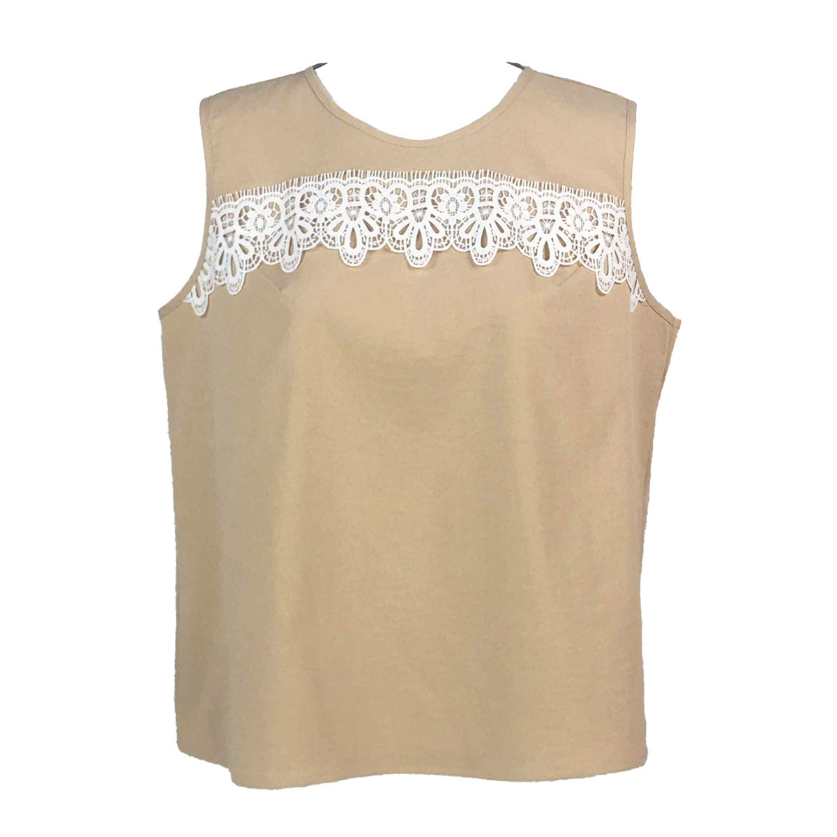 Lucy Halter Top Halter A Line Top With Crochet Lace
