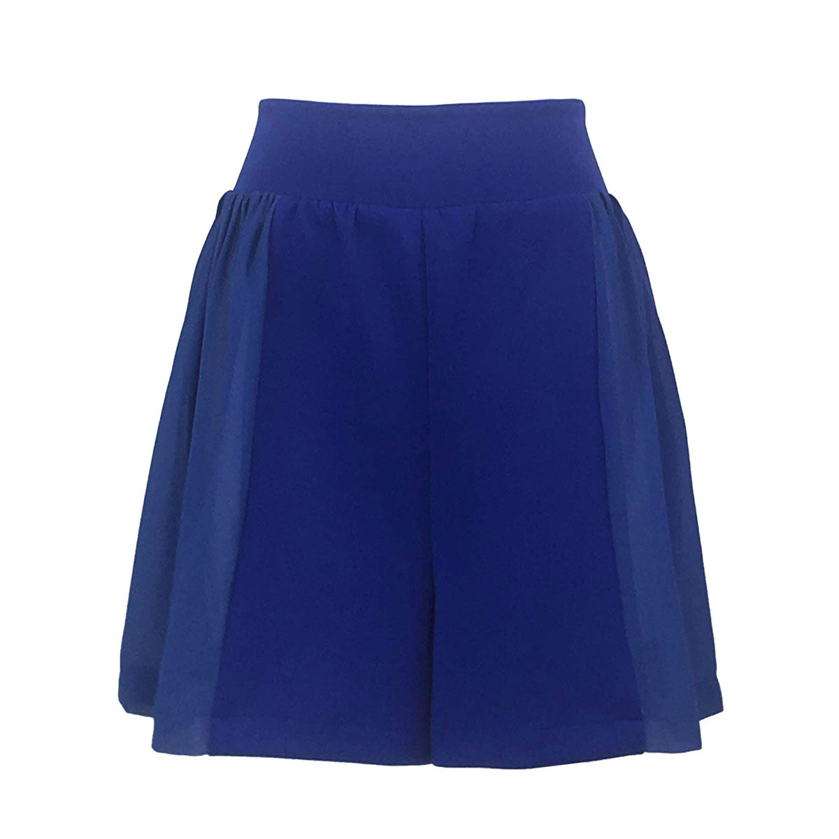 Two Textured Wide Leg Shorts