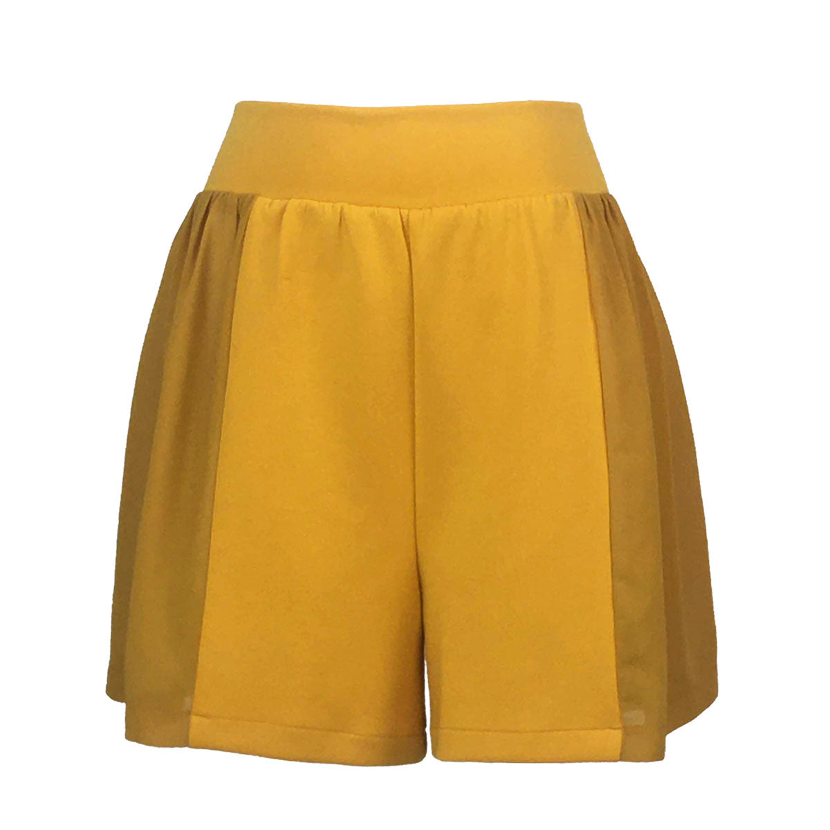 Two Textured Wide Leg Shorts