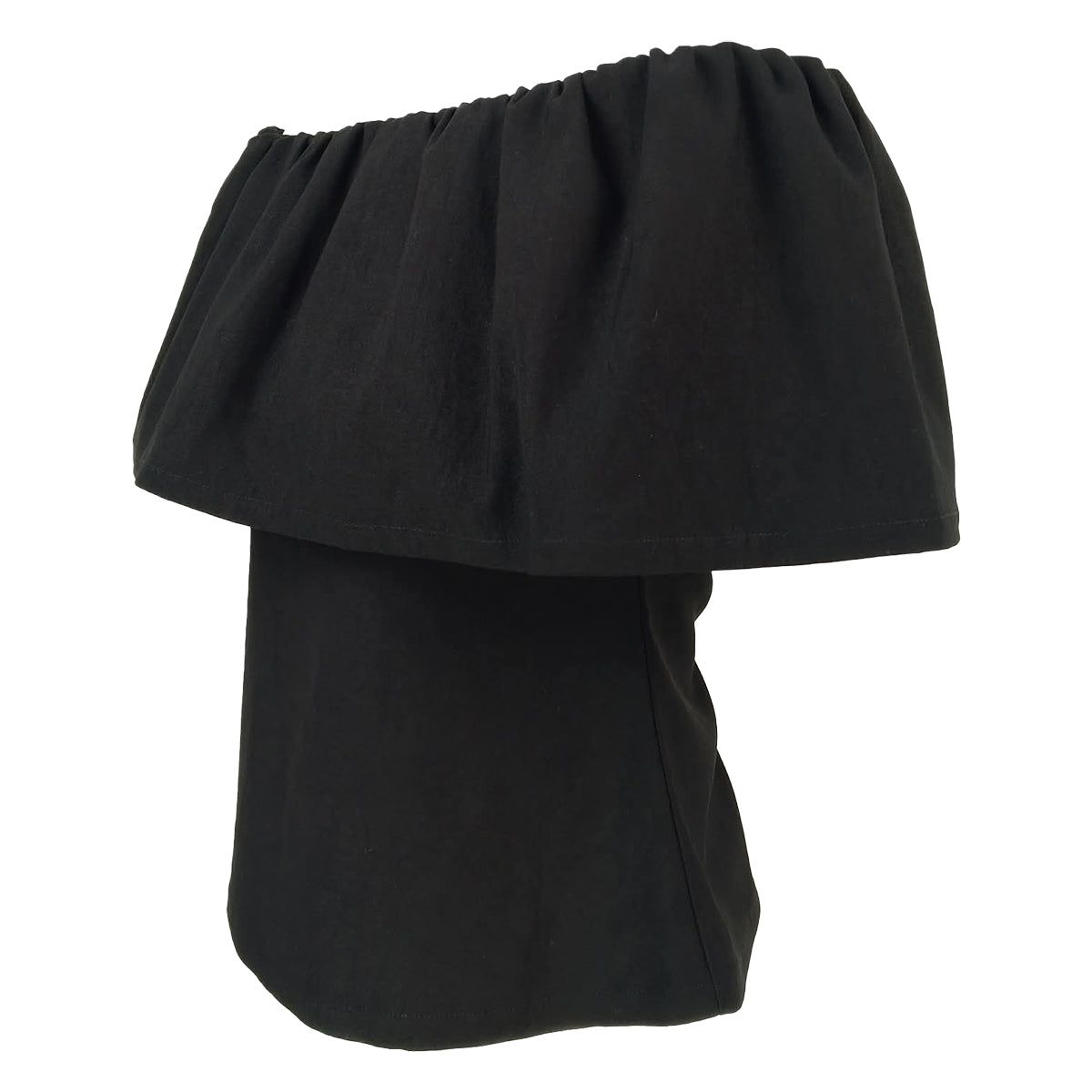 Ultra stretch Cotton Bubble Off Shoulder Blouse