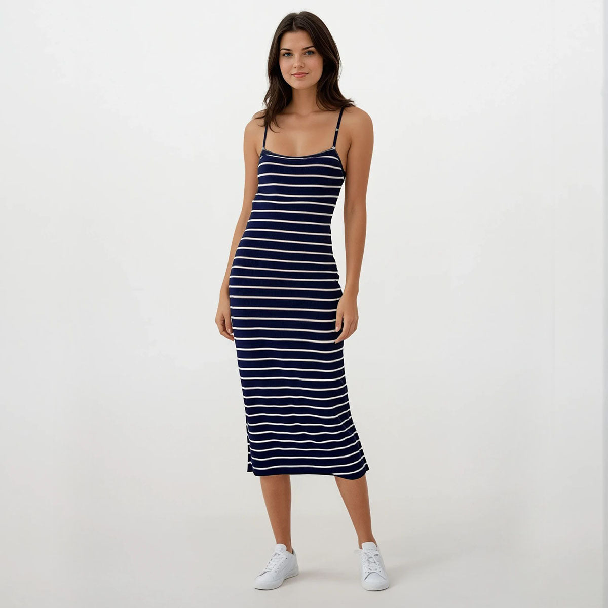 Nautical Stripes Bodycon Spaghetti – Genevieve Gozum
