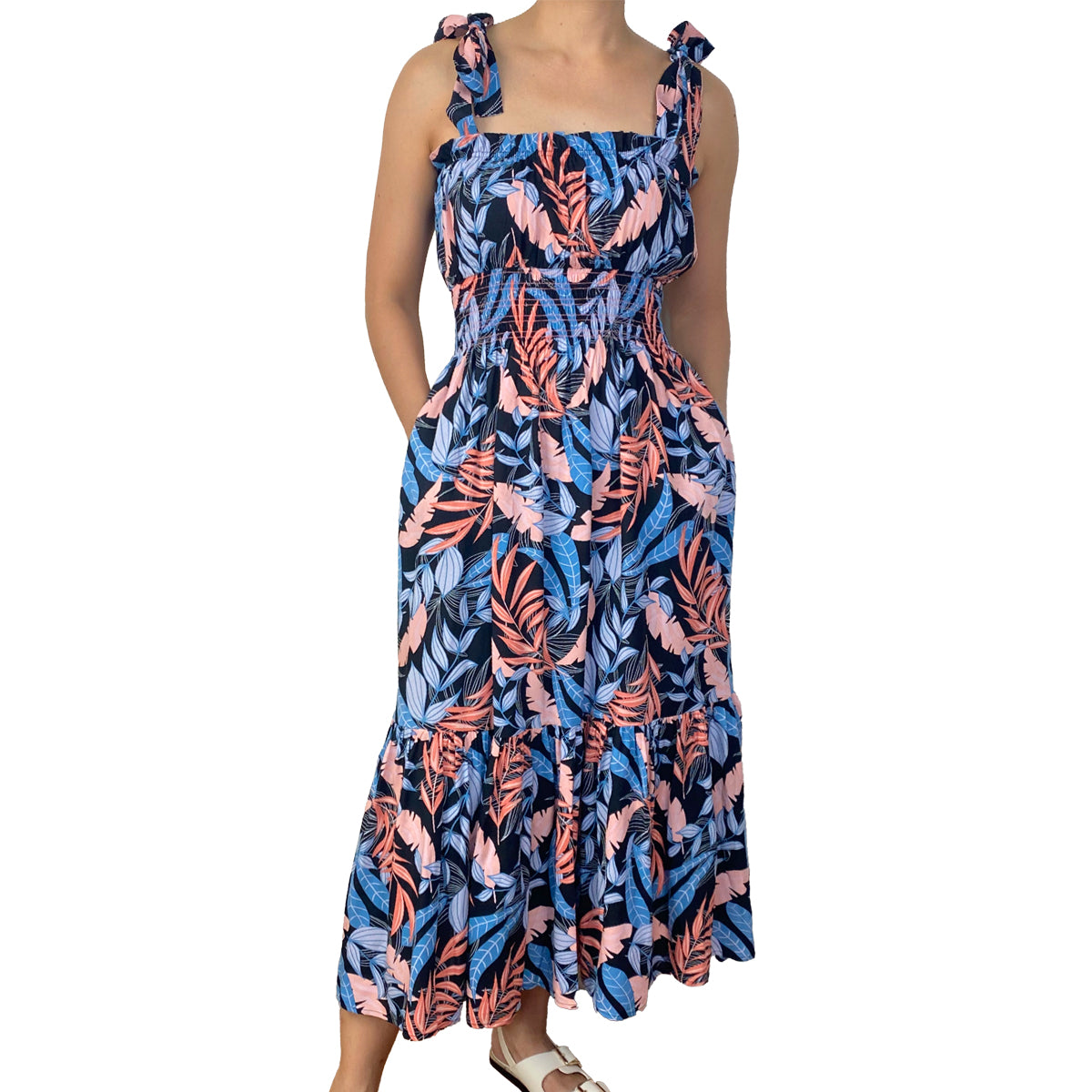 Kitty Strappy Floral Maxi Dress