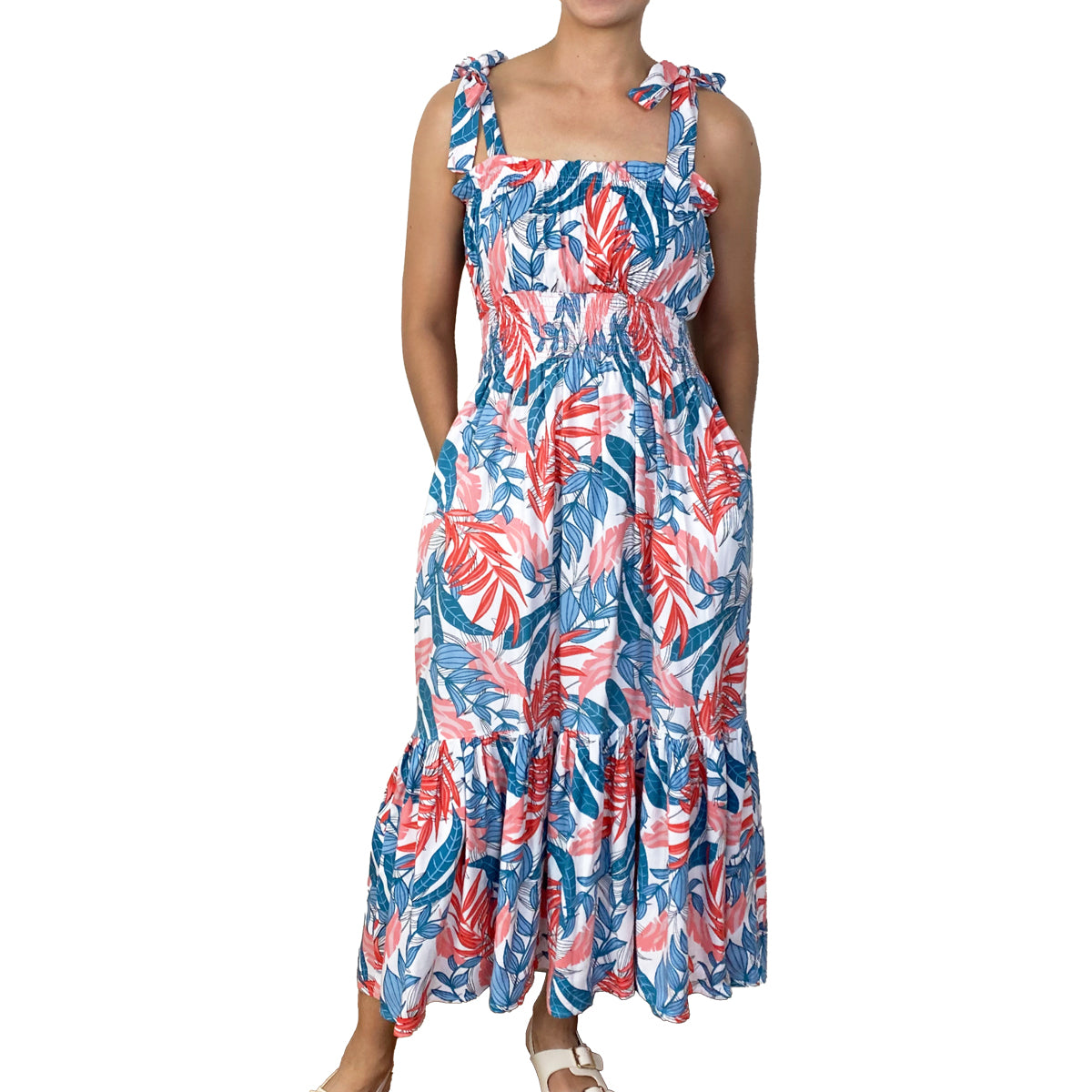 Kitty Strappy Floral Maxi Dress