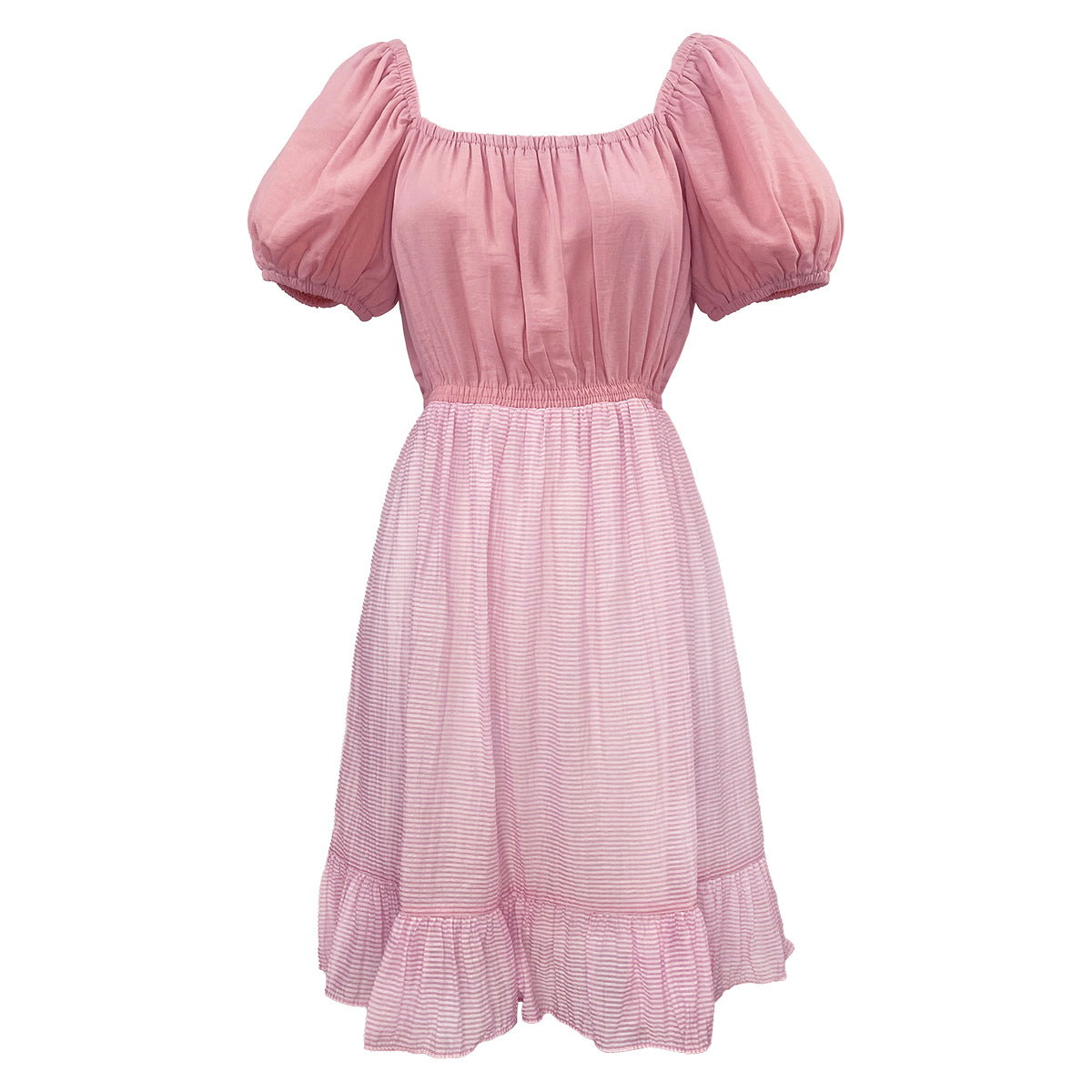Margaux Mix Fancy Knit Crepe Square Neck
