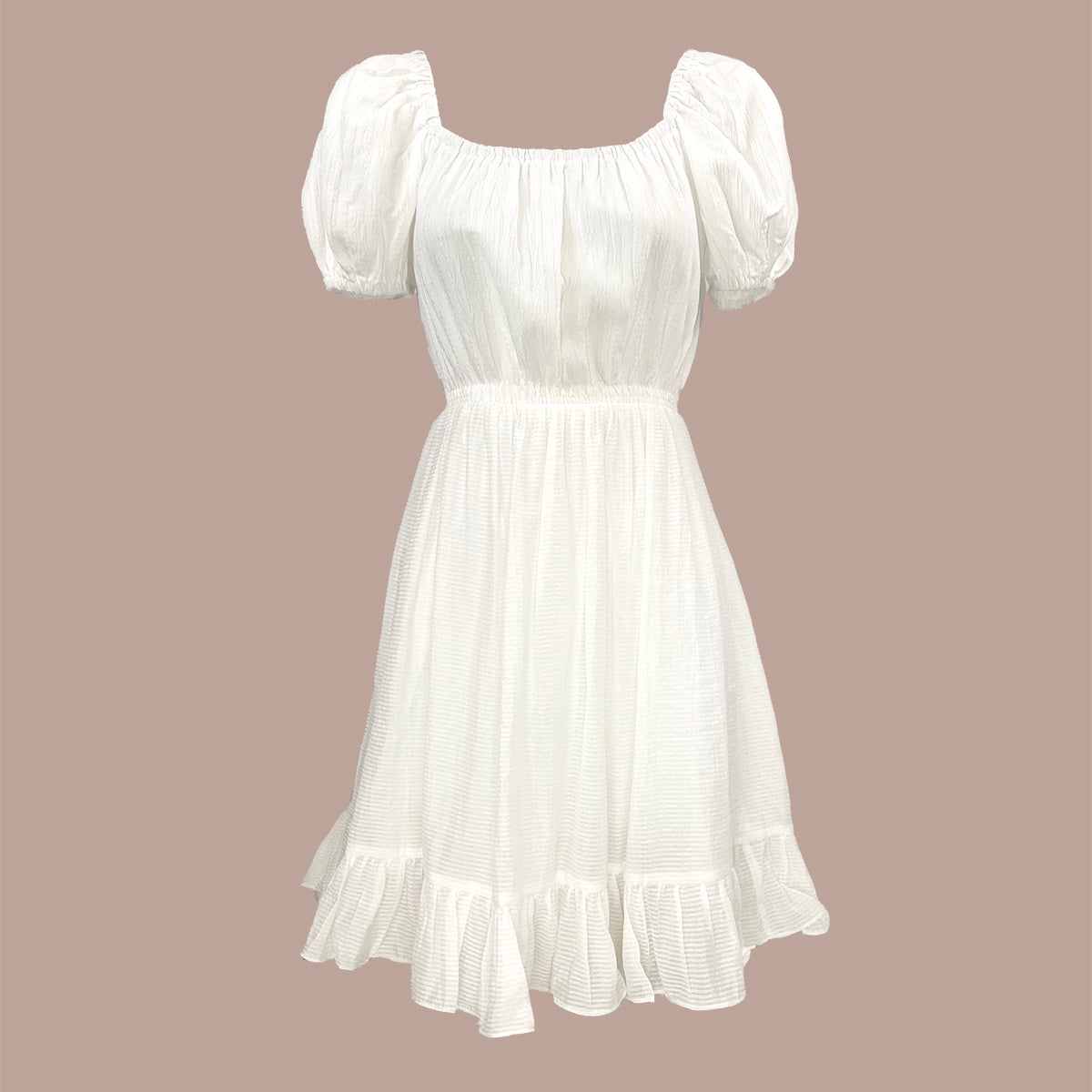 Margaux Mix Fancy Knit Crepe Square Neck