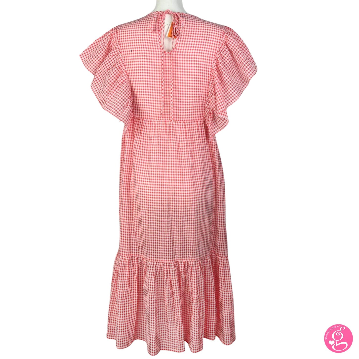 Butterfly Bailey Gingham Midi Dress
