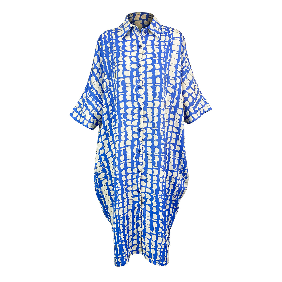 Easy Shirt Dress Magical Scales Print