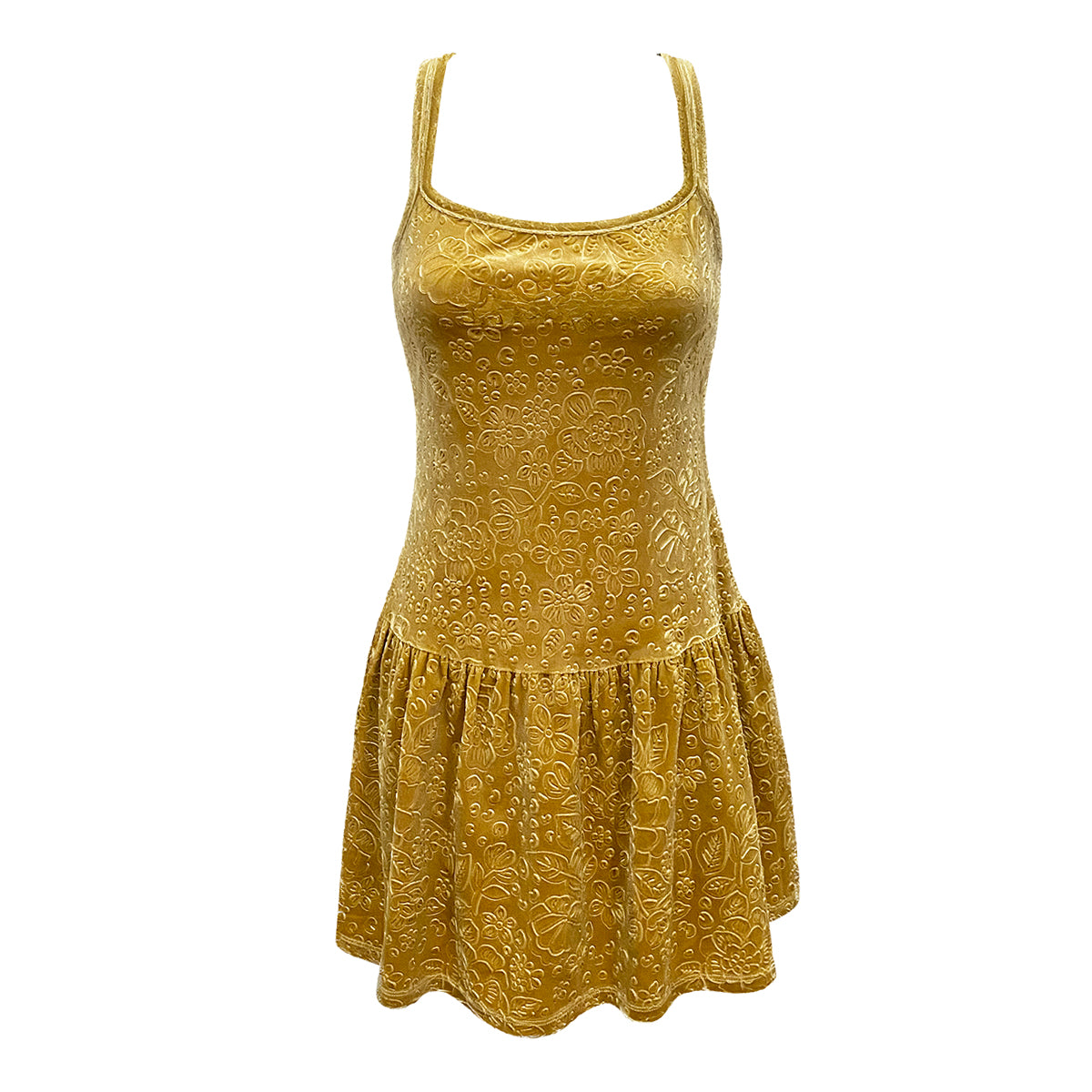 Jenny Double Spaghetti Strap Drop Waist