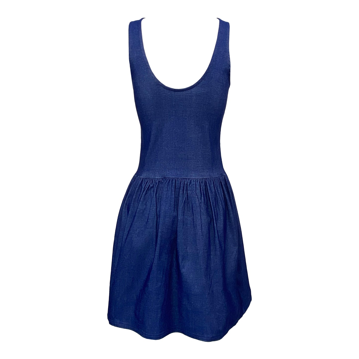 Keira Sleeveless Stretch Denim Dress