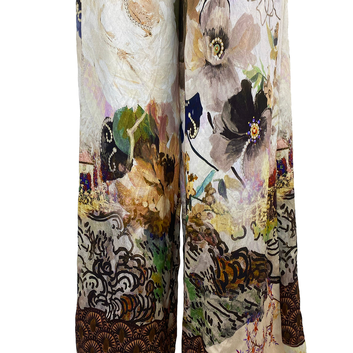 Luna Ruffles Sleeves Printed Jumpsuit