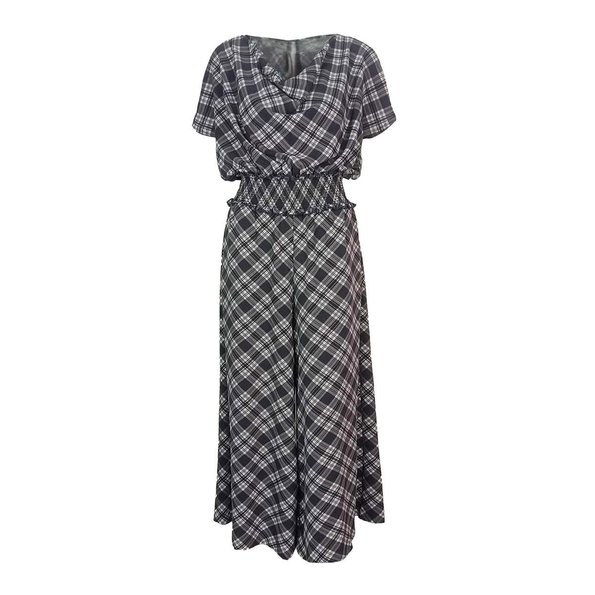 Cowl Neck Flowing Jumpsuit