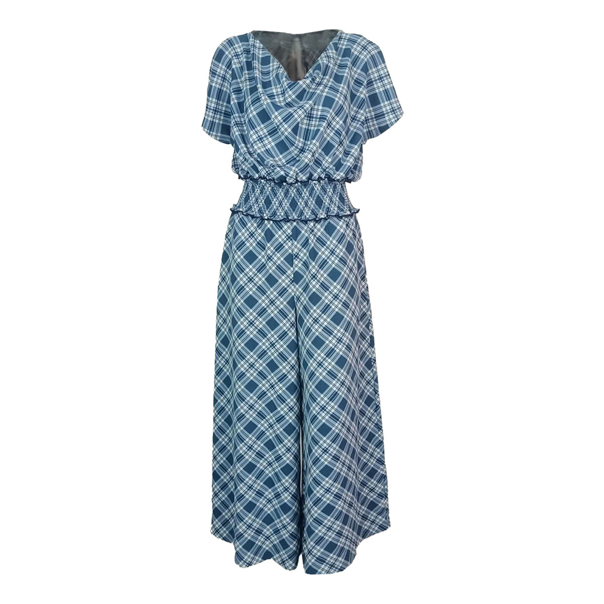 Cowl Neck Flowing Jumpsuit