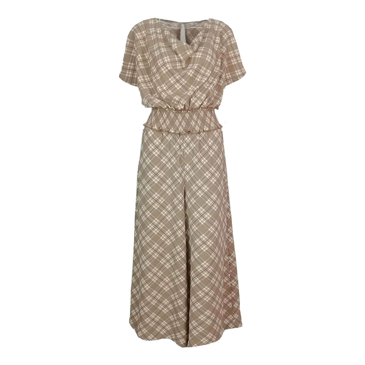 Cowl Neck Flowing Jumpsuit