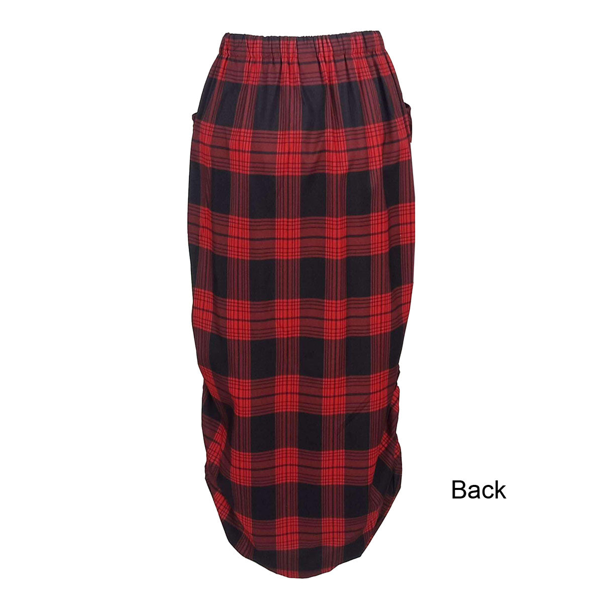 All Weather Checkered Cargo Skirt
