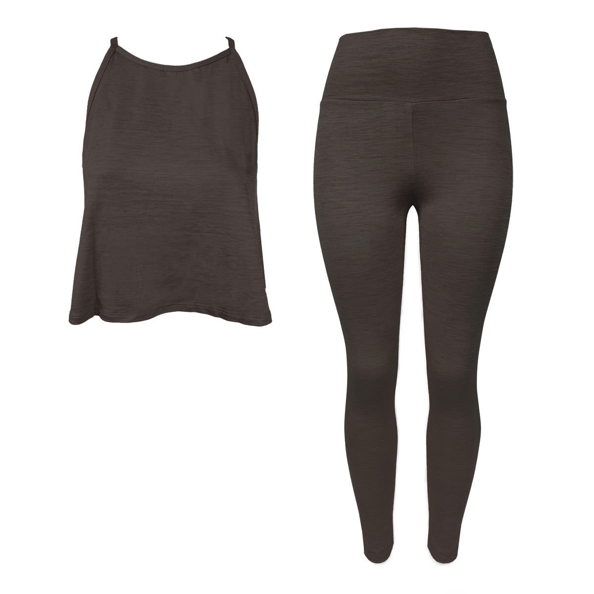 Four Way Stretch Spandex Leggings and Halter Top Set