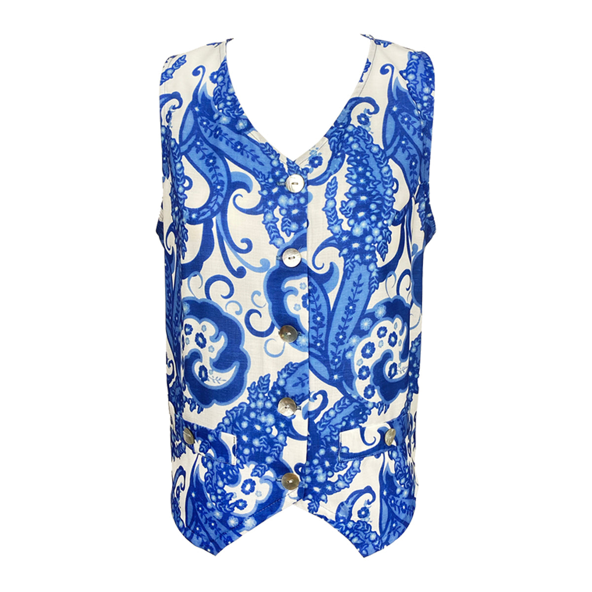 Diane Vest and Pants Set Paisley
