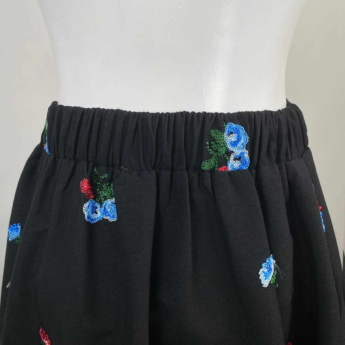 Cotton Embroidery Vest and Maxi Skirt