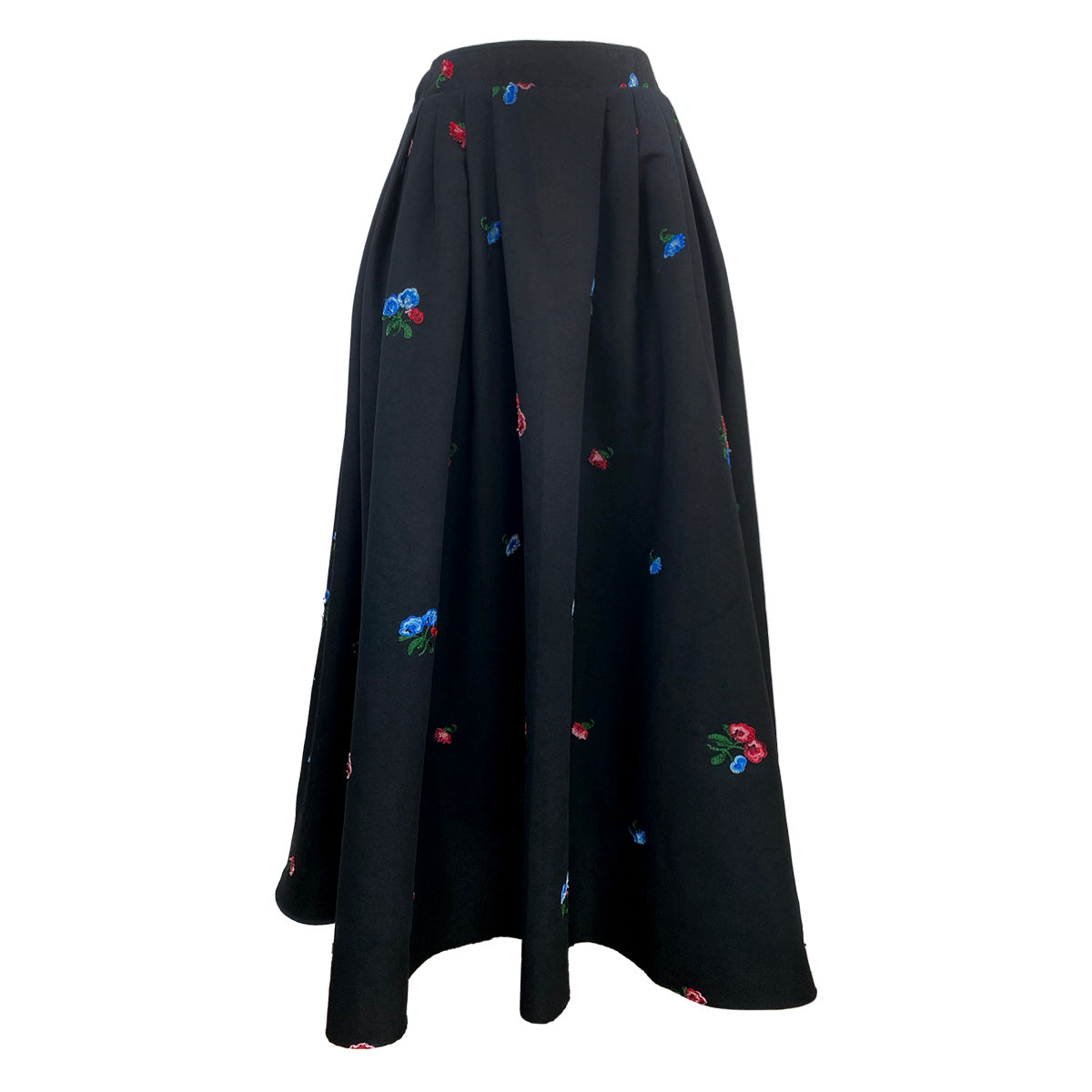 Cotton Embroidery Vest and Maxi Skirt