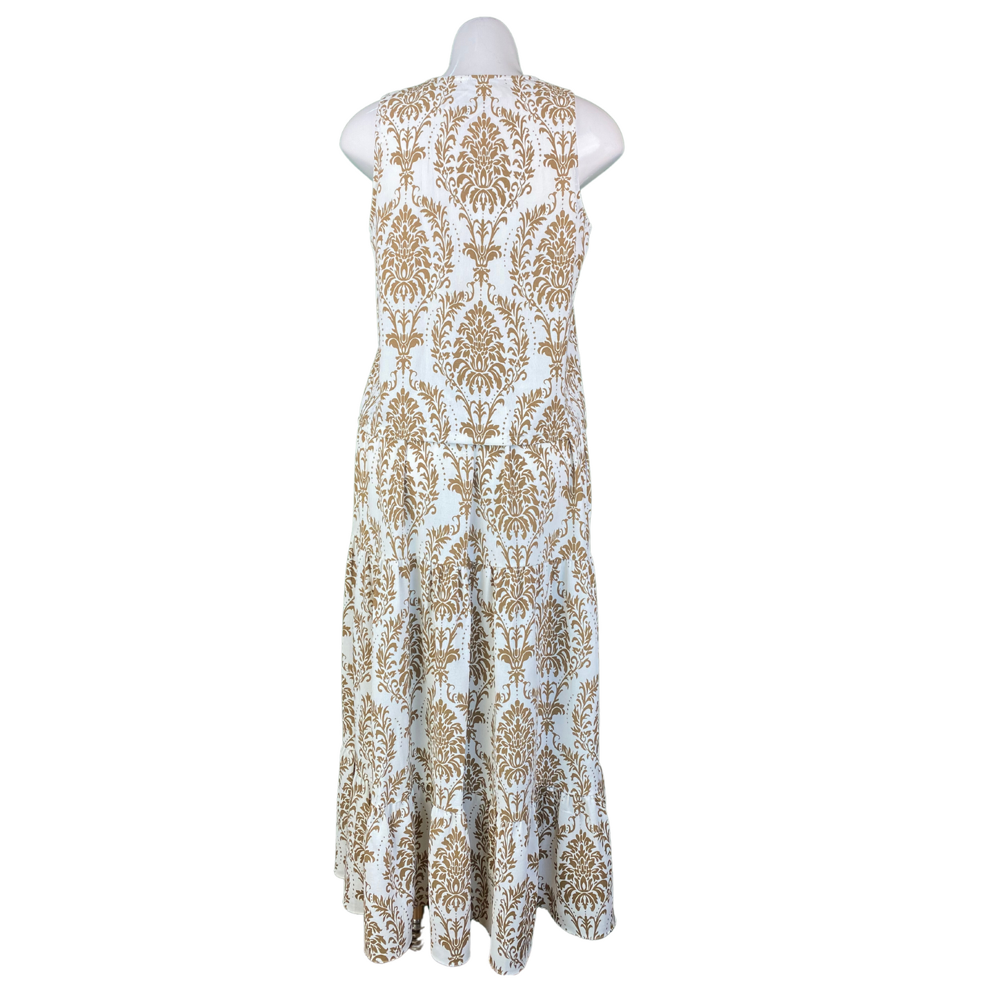 Diane Printed Vest & Skirt in Lovely Paisley Print