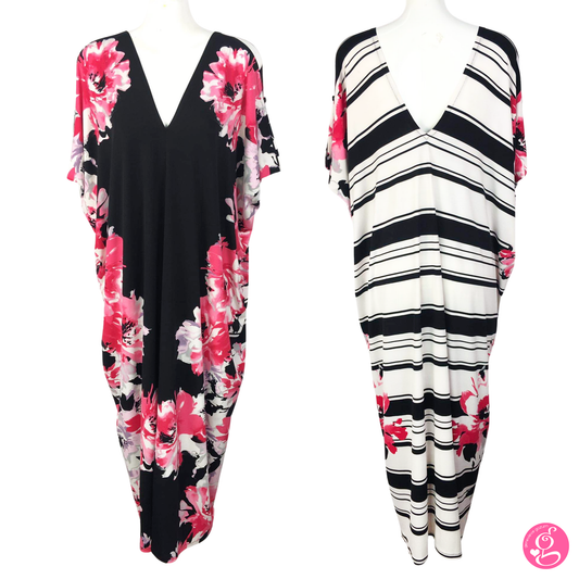 Reversible Caftan Maxi Dress