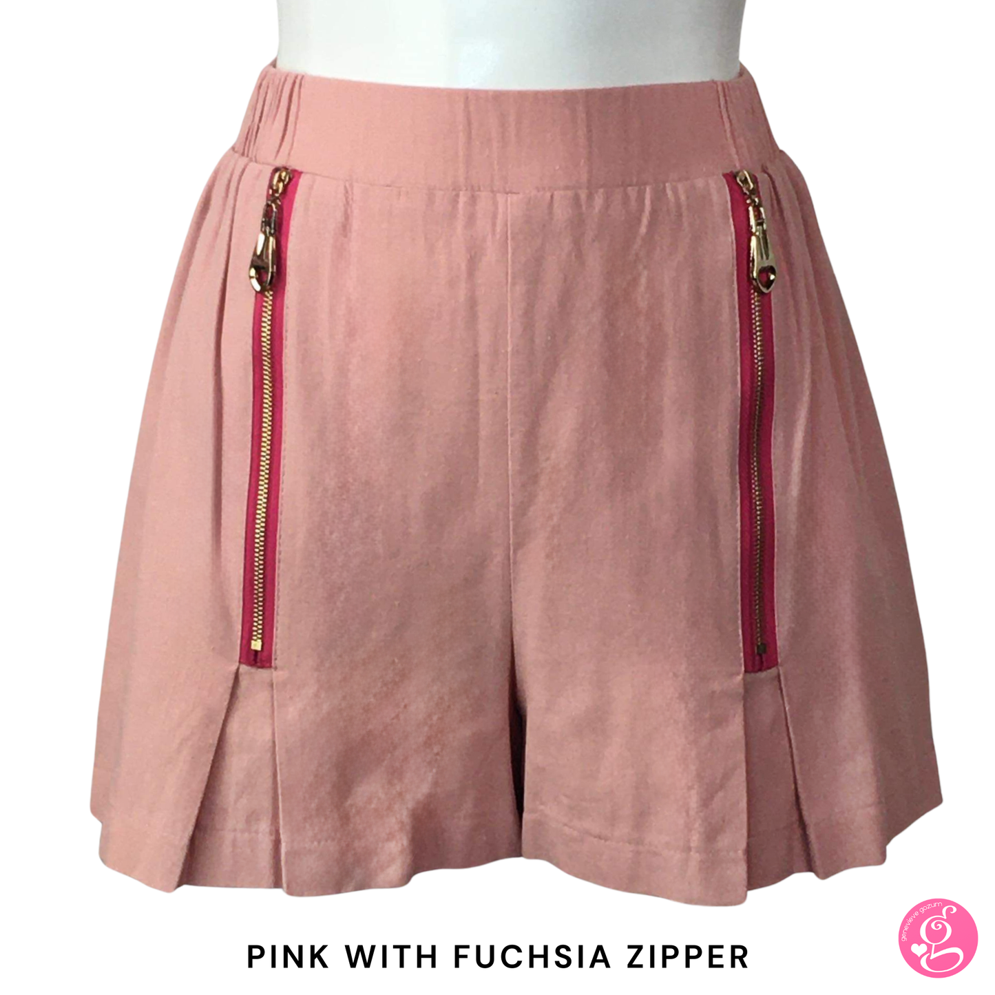 Bridget Double Zipper Shorts