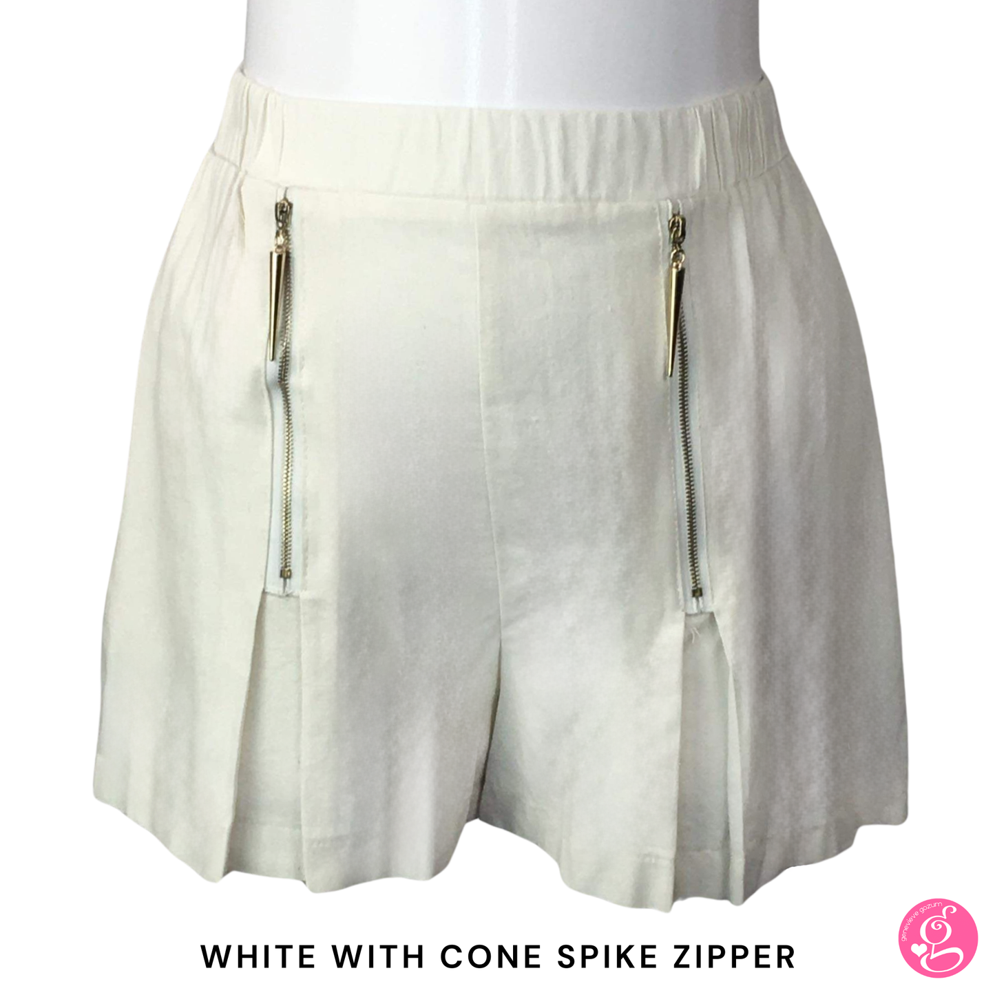 Bridget Double Zipper Shorts