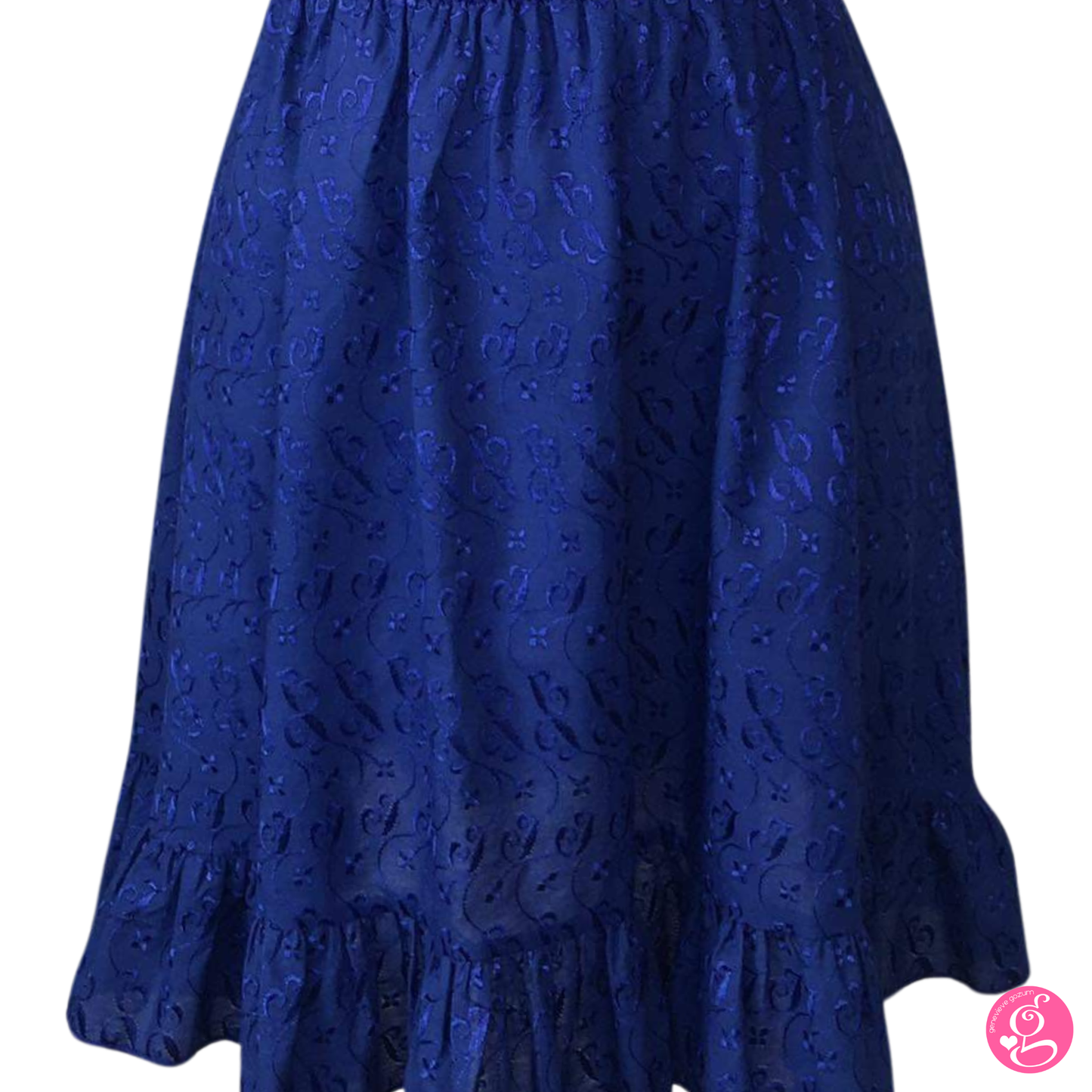 Satin Embroidery Butterfly Short Dress