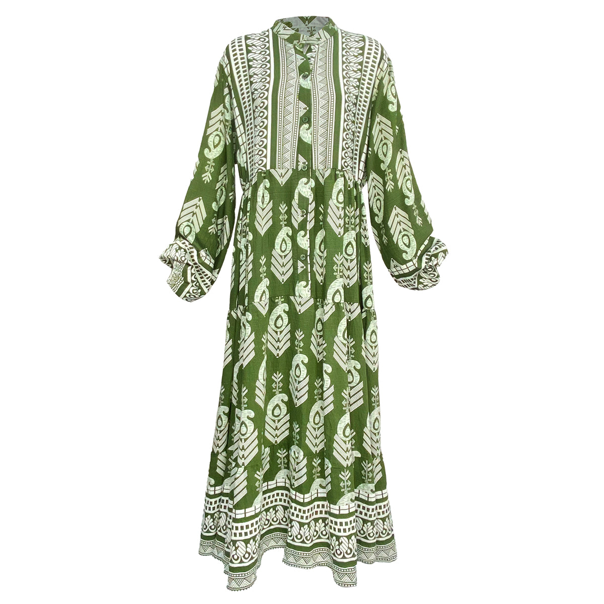 Resort Maxi Dress Aztec Print