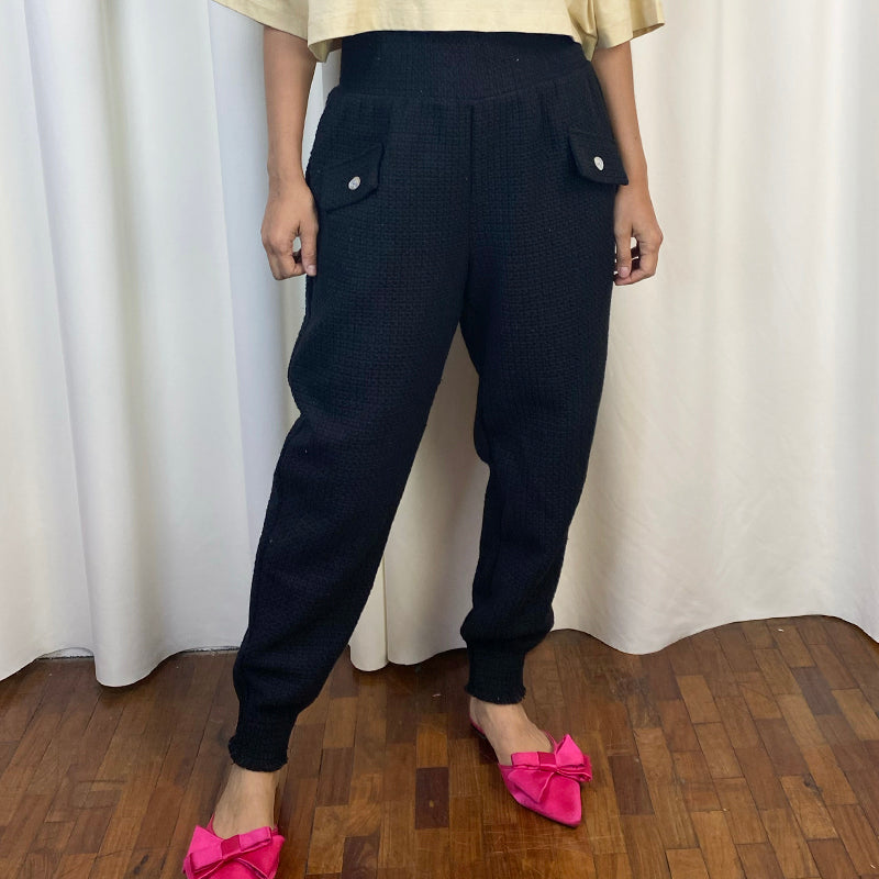 Coco Tweed Jogger Pants
