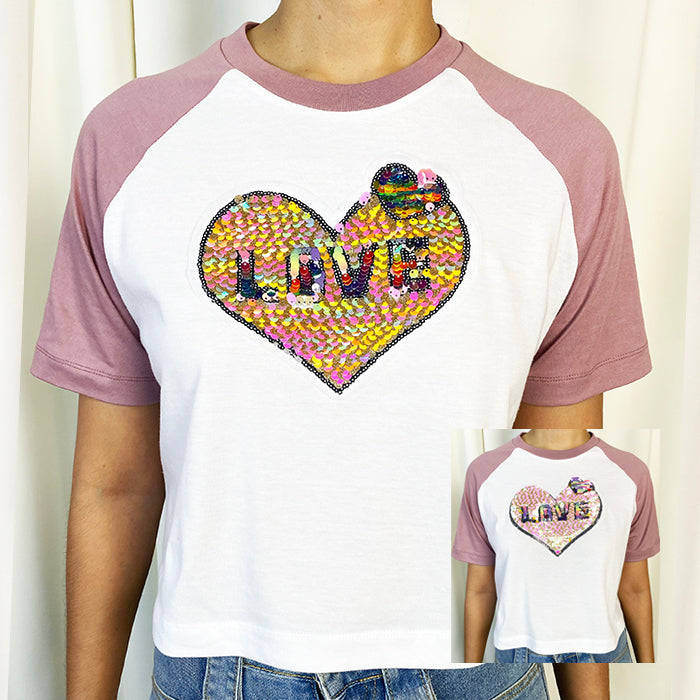 Color Switch Raglan Tee