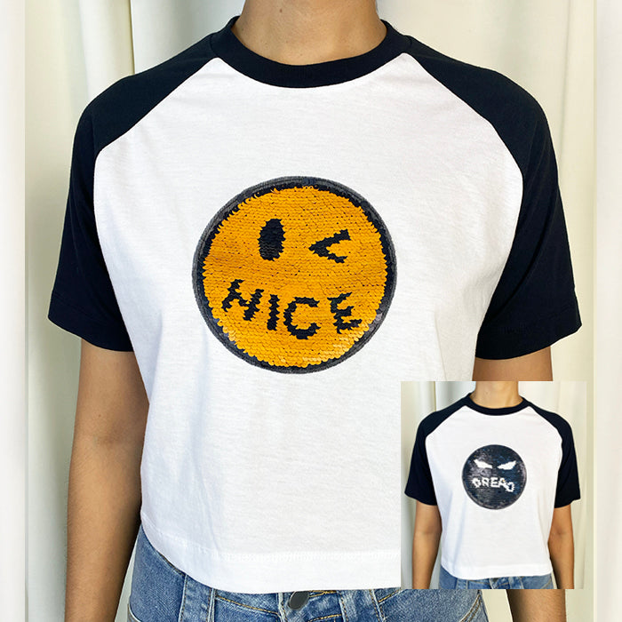 Color Switch Raglan Tee