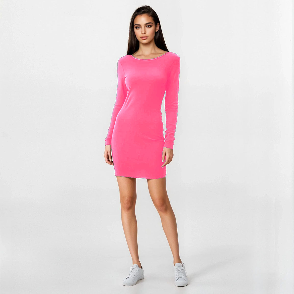 Dawn Backless Knee Length Dress