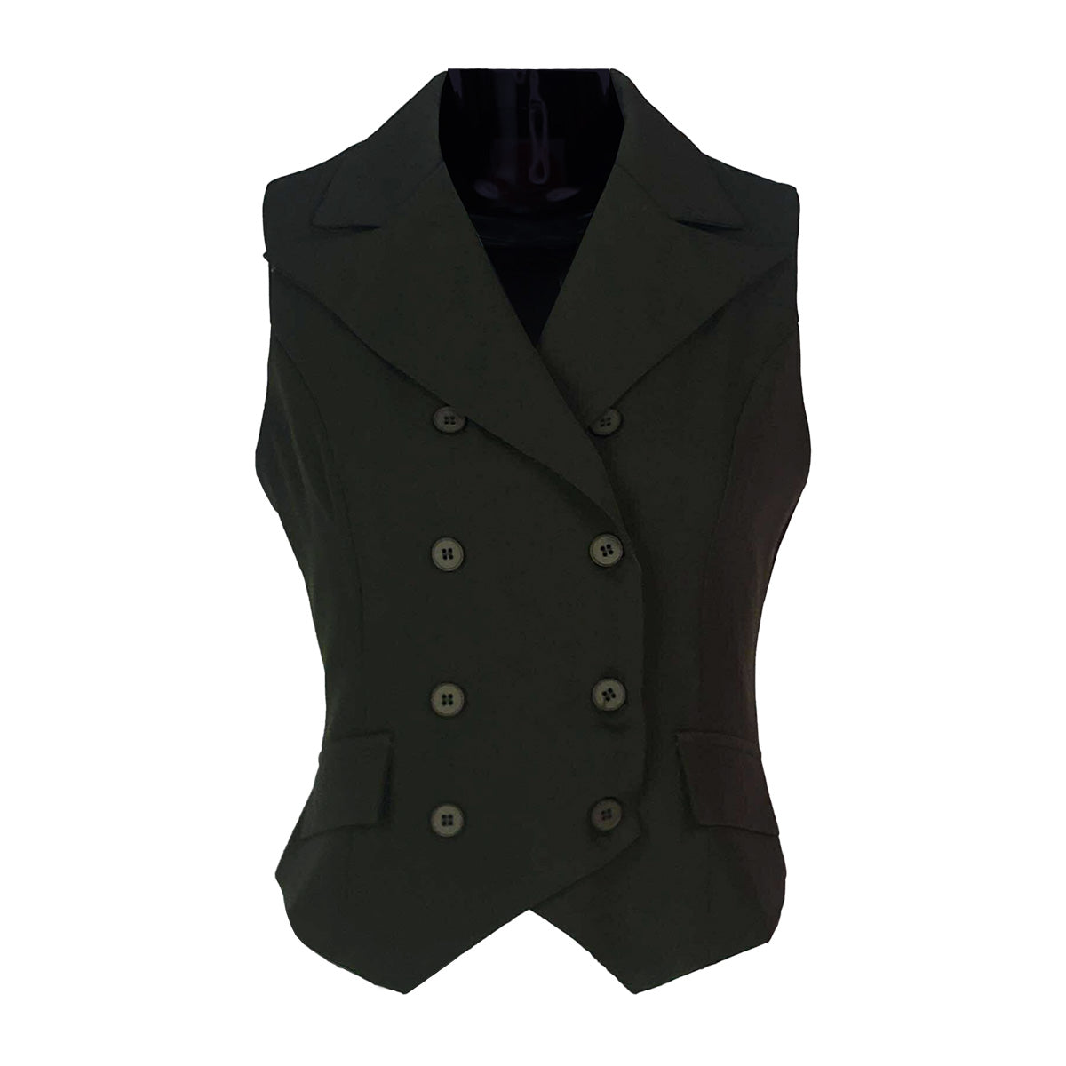 Girl Boss Double Overlap Vest and Skirt Set