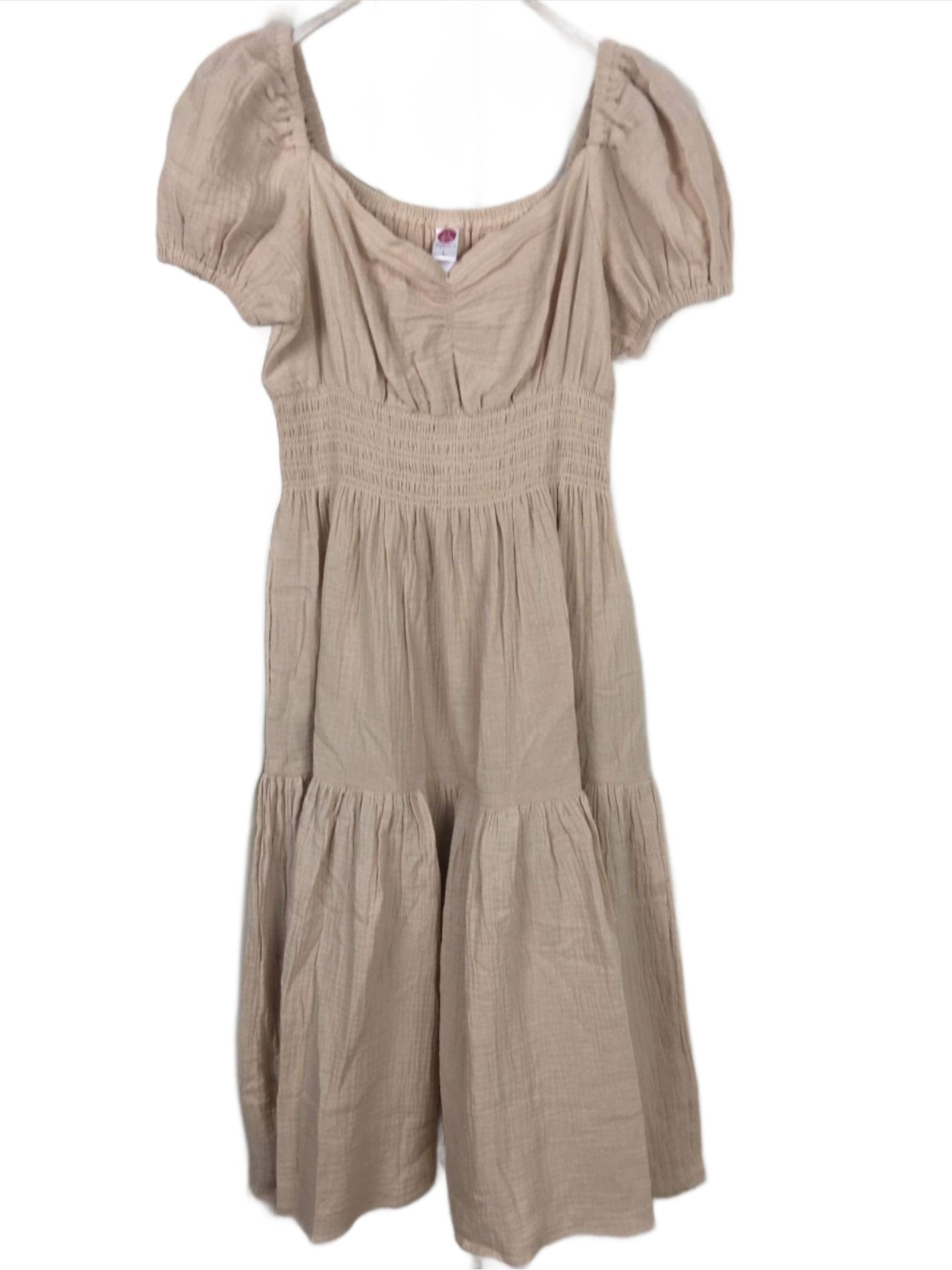 Aurora Sweetheart Airy Cotton Midi Dress