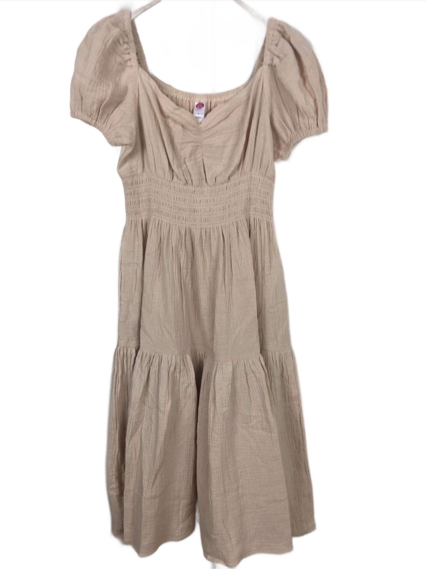 Aurora Sweetheart Airy Cotton Midi Dress